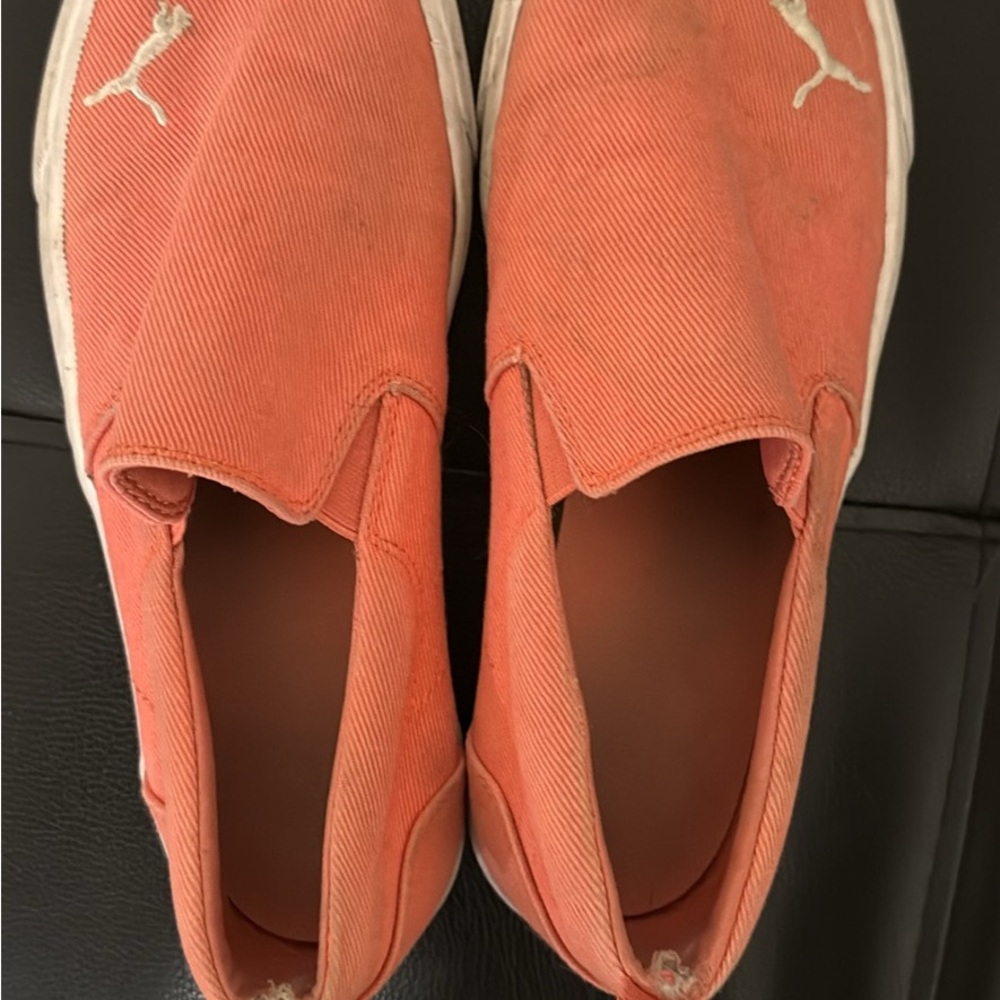 Puma Peach Slip-On Shoes